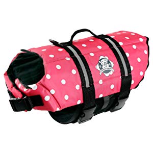 Paws Aboard Dog Life Jacket, Neoprene Dog Life Vest for Swimming and Boating