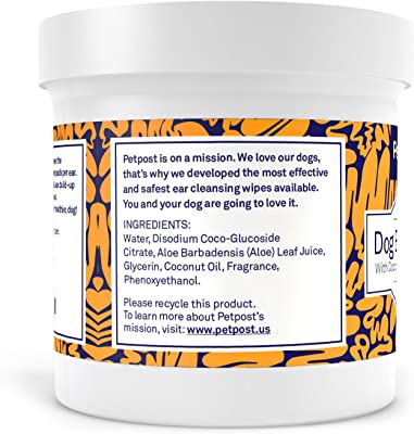 Petpost Cat Ear Cleaner Wipes