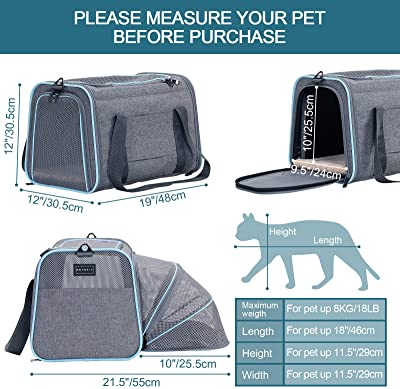 Petsfit Expandable Travel Carrier