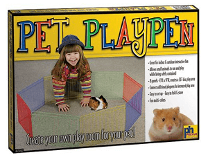 Prevue Pet Products Multi-Color Small Animal Playpen