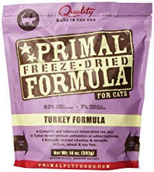 Primal Turkey Formula Nuggets Grain-Free Raw Freeze-Dried Cat Food