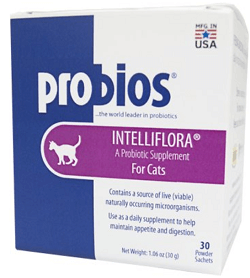 Probios Intelliflora Probiotic Cat Supplement, 30 count