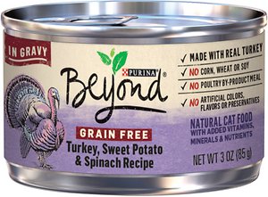 Purina Beyond Grain-Free Turkey, Sweet Potato & Spinach Recipe