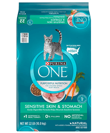 Purina ONE Sensitive Skin & Stomach Dry Cat Food