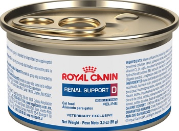 Royal Canin Veterinary Diet Renal Support D Thin Slices in Gravy Canned Cat Food