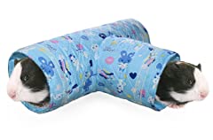 RYPET Small Animal Play Tunnel, Collapsible Pet Toy