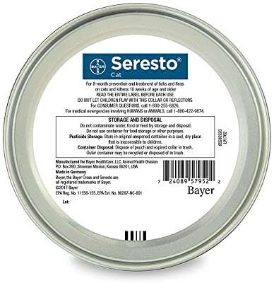 Seresto Flea and Tick Collar For Cats
