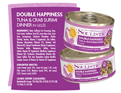 Soulistic Originals Double Happiness Tuna & Crab Surimi Dinner in Gelee Wet Cat Food
