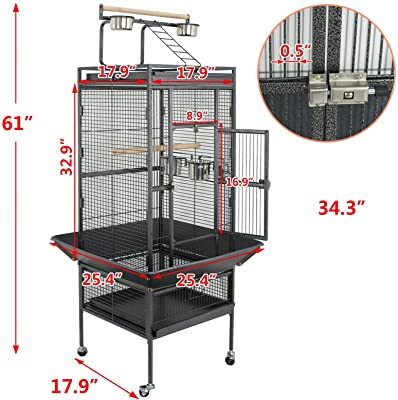Super Deal 61” Large Play Top Bird Cage