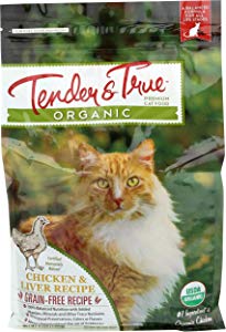 Tender & True Organic Chicken & Liver Recipe Grain-Free Dry Cat Food