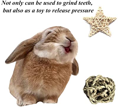 VCZONE Rabbit Chew Toys, Pet Bunny Tooth Chew Toys