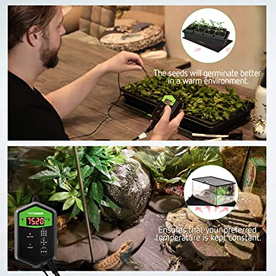 VIVOSUN Digital Heat Mat Thermostat Temperature Controller