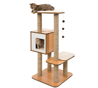 Vesper High Base 47.8-in Modern Cat Tree & Condo