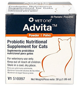 VetOne Advita Probiotic Nutritional Cat Supplement, 30 count