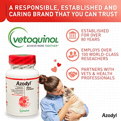 Vetoquinol Azodyl Kidney Health Supplement for Dogs & Cats