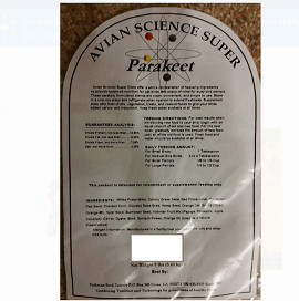 Volkman Seed Avian Science Super Parrotlet
