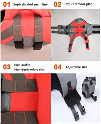 Wave Rider's Reflective Dog LifeJacket