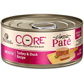 Wellness CORE Natural Grain Free Turkey & Duck Pate Canned Cat Food