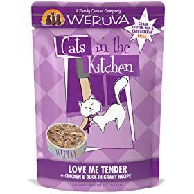 Weruva Cats in the Kitchen Love Me Tender Chicken & Duck Recipe Grain-Free Cat Food Pouches