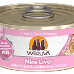 Weruva Nine Liver with Chicken & Chicken Liver in Gravy Grain-Free Canned Cat Food