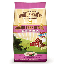Whole Earth Farms Grain-Free Healthy Kitten Recipe Dry Cat Food