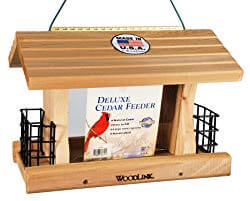Woodlink Deluxe Cedar Bird Feeder with Suet Cages