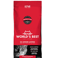 World's Best Multi-Cat Unscented Clumping Corn Cat Litter