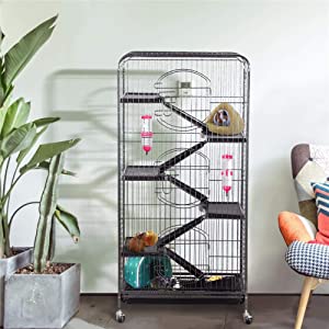 YAHEETECH 52” 6 Level Metal Critter Cage