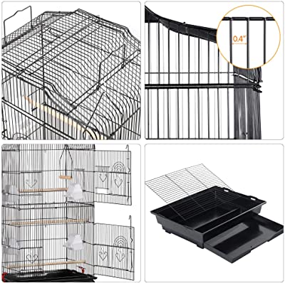 Yaheetech 36” Portable Hanging Medium Size Bird Cage