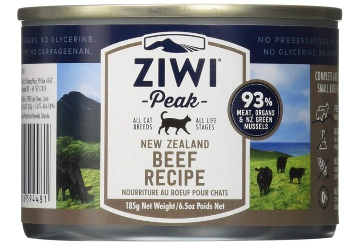 Ziwi Peak Beef Recipe Canned Cat Food