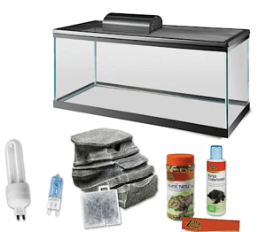 Zilla Premium Rimless Aquatic Turtle Habitat Kit