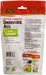 Zilla Reptile Food Munchies Omnivore Mix With Calcium