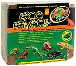 Zoo Med Eco Earth Compressed Coconut Fiber Expandable Reptile Substrate