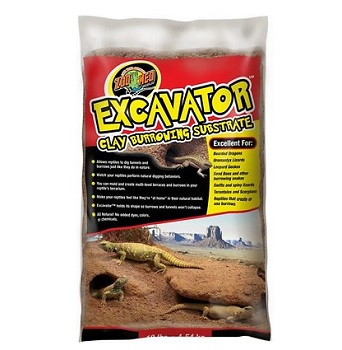 Zoo Med Excavator Clay Burrowing Reptile Substrate