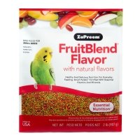 ZuPreem FruitBlend Flavor with Natural Fruit Flavors Daily Small Bird Food