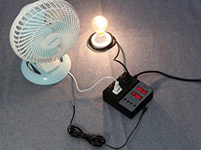 Bayite Temperature Controller BTC201 Pre-Wired Digital Outlet Thermostat