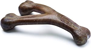 Benebone Bacon Flavor Wishbone Tough Dog Chew Toy
