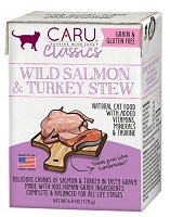 Caru Classic Wild Salmon & Turkey Stew Grain-Free Wet Cat Food