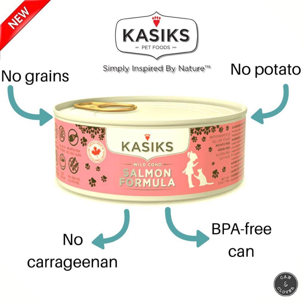 KASIKS Wild Coho Salmon Formula Grain-Free Canned Cat Food