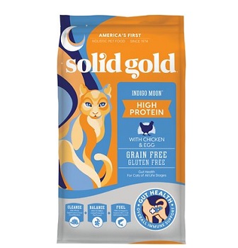 Solid Gold Indigo Moon with Chicken & Eggs Grain-Free High Protein Dry Cat Food