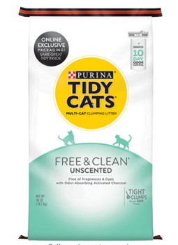 Tidy Cats Free & Clean Unscented Clumping Clay Cat Litter