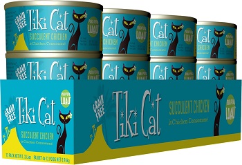 Tiki Cat Puka Puka Luau Succulent Chicken in Chicken Consomme Grain-Free Canned Cat Food