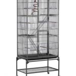 YAHEETECH 69-Inch Extra Large Wrought Iron 3 Levels Small Animal Cage