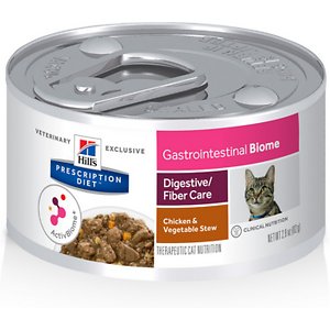 Hill's Prescription Diet Gastrointestinal Biome Digestive/Fiber Care Chicken & Vegetable Stew Canned Cat Food