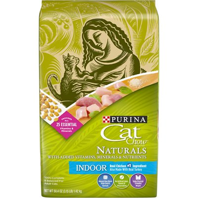 Cat Chow Naturals Indoor with Real Chicken & Turkey Dry Cat Food