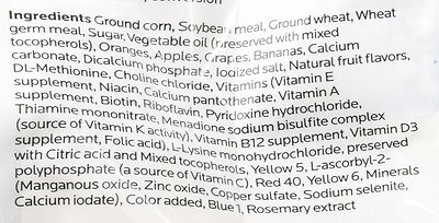 ZuPreem FruitBlend Flavor with Natural Fruit Flavors Daily Small Bird Food