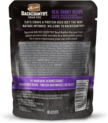 Merrick Backcountry Grain-Free Morsels in Gravy