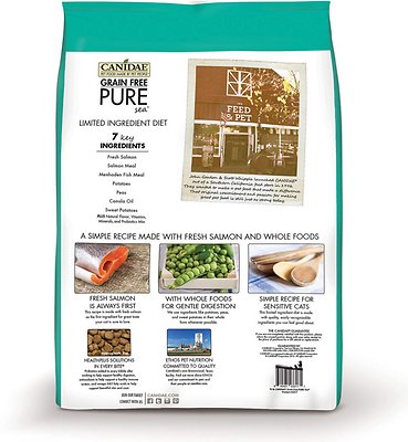 Canidae Grain Free Pure Sea Cat Dry Formula With Fresh Salmon
