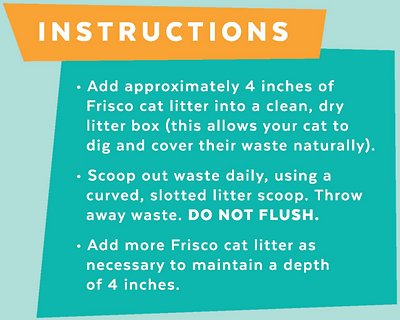Frisco Multi-Cat Unscented Clumping Clay Cat Litter