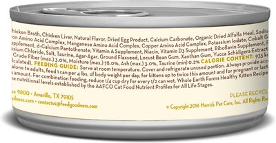 Whole Earth Farms Grain-Free Real Healthy Kitten Recipe Canned Cat Food